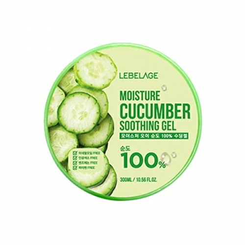 Lblg Gel Гель для лица и тела универсальный с огурцом Lebelage Moisture Cucumber Purity 100% Soothing Gel 300 мл.