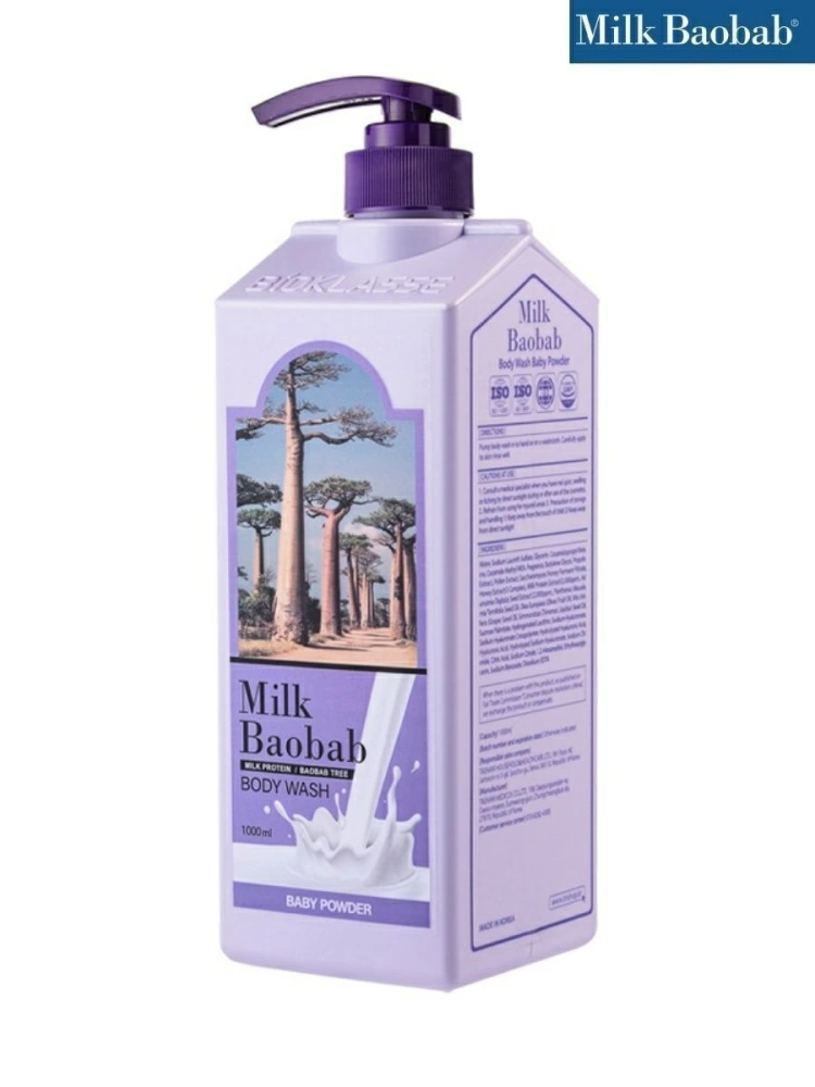 MilkBaobab Гель Original Body Wash Baby Powder, 1 л.