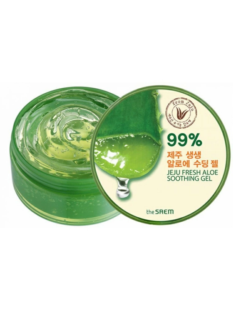 The Saem Aloe Гель Jeju Fresh Aloe Soothing Gel 99% 500 мл.