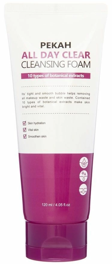 Pekah All Day Clear Cleansing Foam Очищающая пенка для умывания 120мл