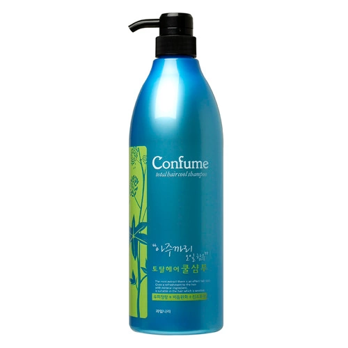 Welcos Confume Шампунь для волос Total Hair Cool Shampoo c экстрактом мяты, 950 мл.