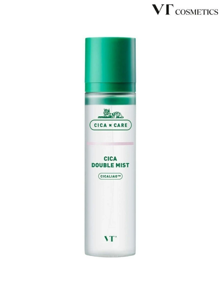 VT Cosmetics Успокаивающий и тонизирующий мист для лица Cica Double Mist, 120 мл.