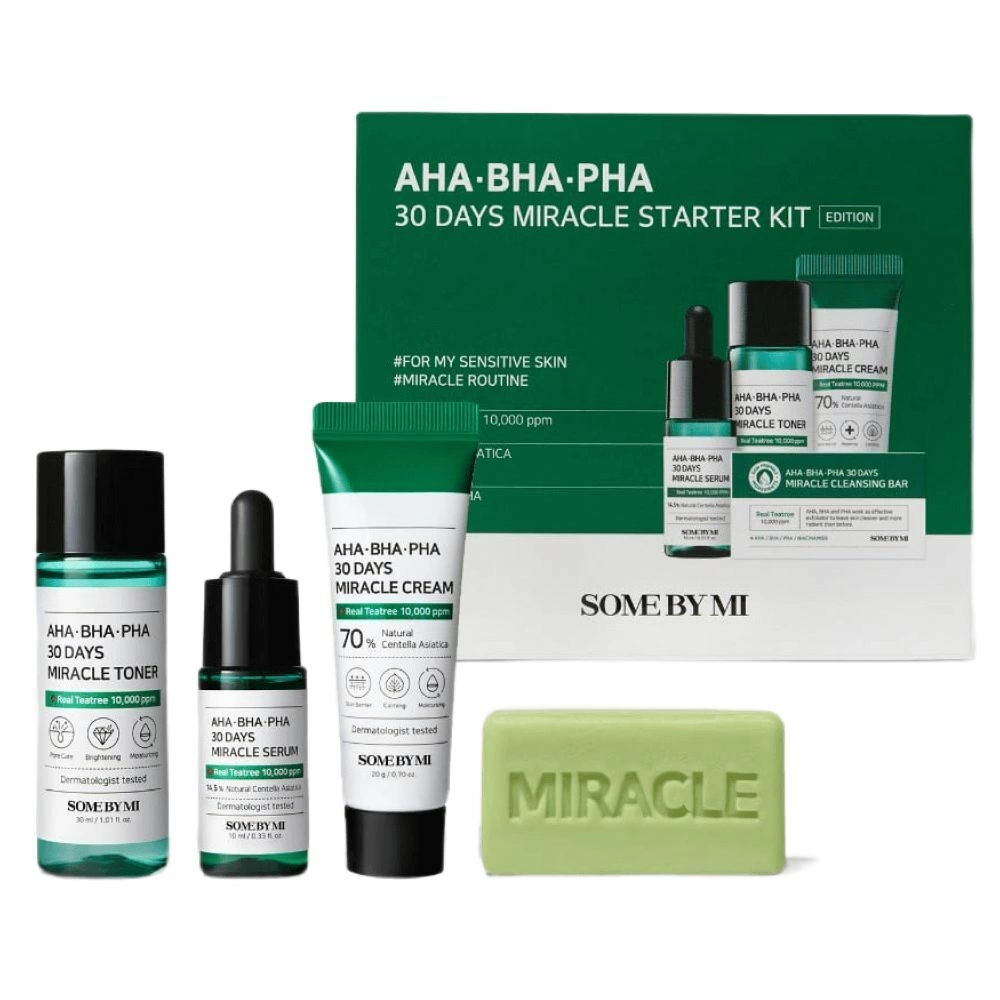 Some By Mi AHA.BHA.PHA Набор кремов AHA/BHA/PHA 30 DAYS MIRACLE STARTER KIT 4