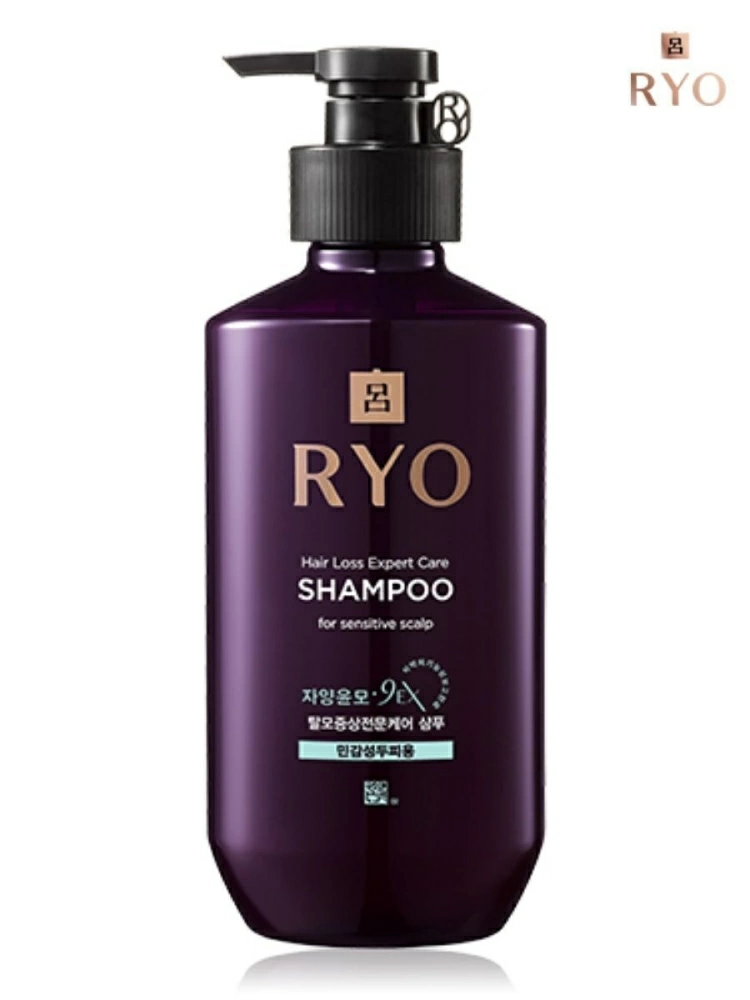 RYO Шампунь для волос от выпадения Hair Loss Expert Care Shampoo For Sensitive Scalp, 400 мл.