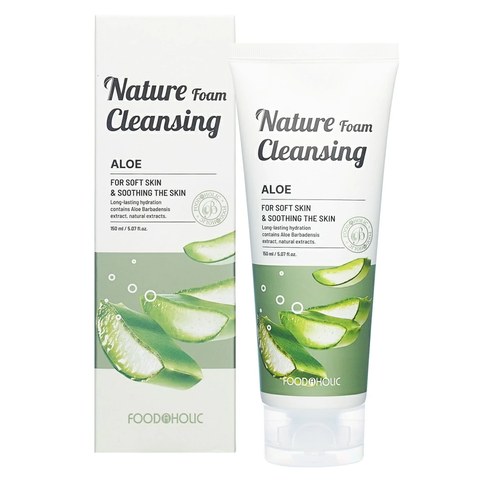 Foodaholic Nature Пенка для лица Nature Foam Cleansing Aloe (150 мл.)