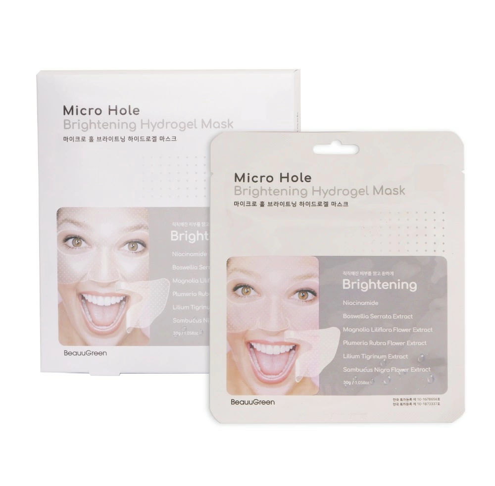 Beauugreen Маска-патч гидрогелевая Micro Hole Brightening Hydrogel Mask 30 гр.