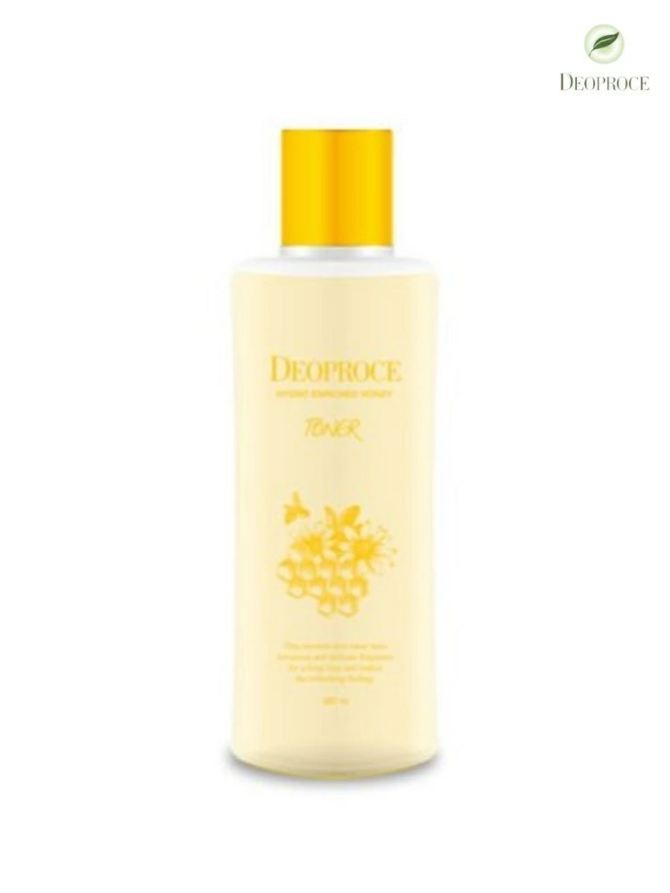 Deoproce Тонер для лица питательный Hydro Enriched Honey Toner с экстрактом меда, 380 мл.