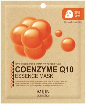 Тканевая маска для лица Mijin Essence Mask Coenzyme Q10, 25 гр.