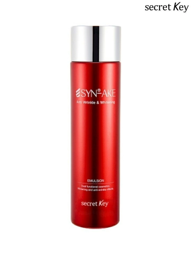 Secret Key Антивозрастная эмульсия для лица Syn-Ake Anti Wrinkle & Whitening Emulsion, 150 мл.