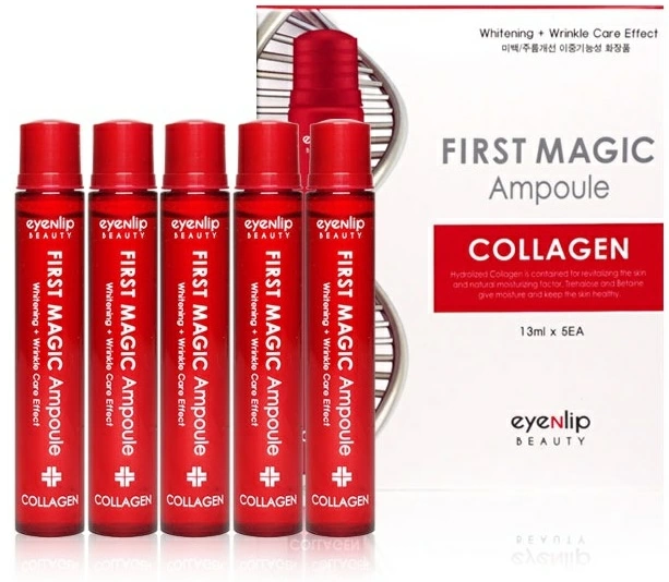 Eyenlip Сыворотка First Magic Ampoule Collagen с коллагеном, 5 шт. по 13 мл.