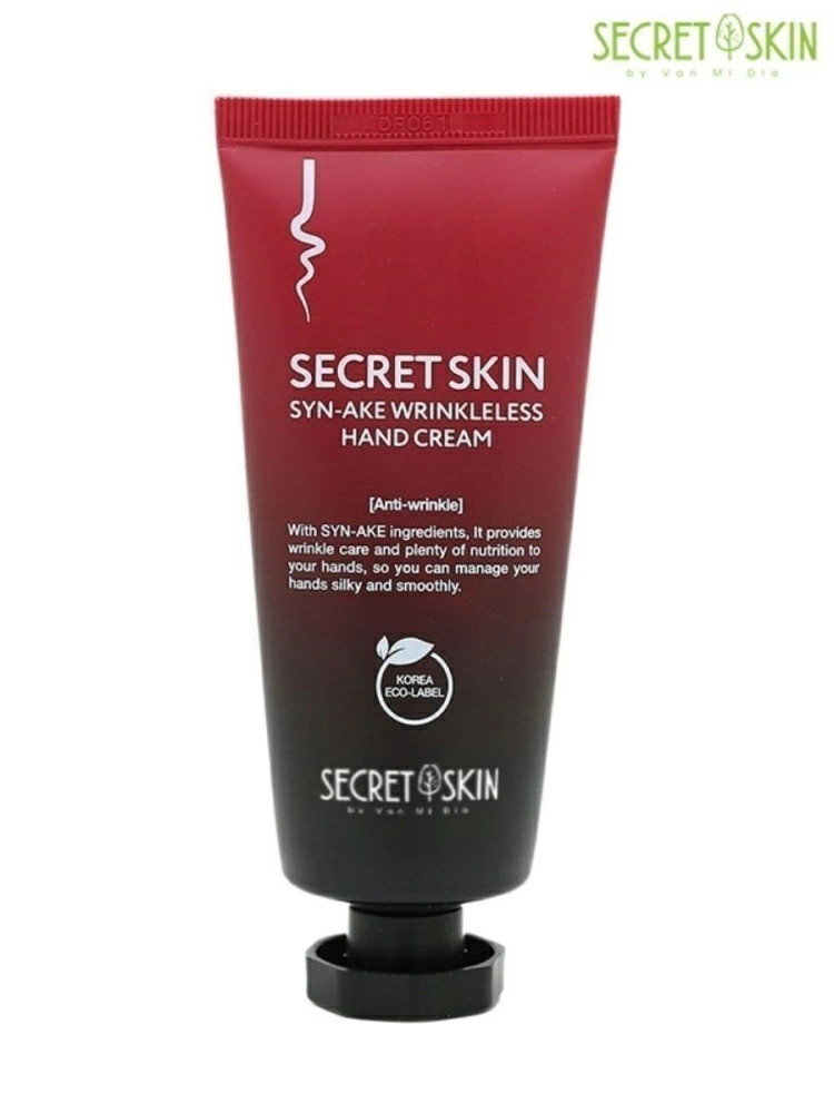 Secret Skin Антивозрастной крем для рук Syn-Ake Wrinkleless Hand Cream со змеиным пептидом, 50 мл.