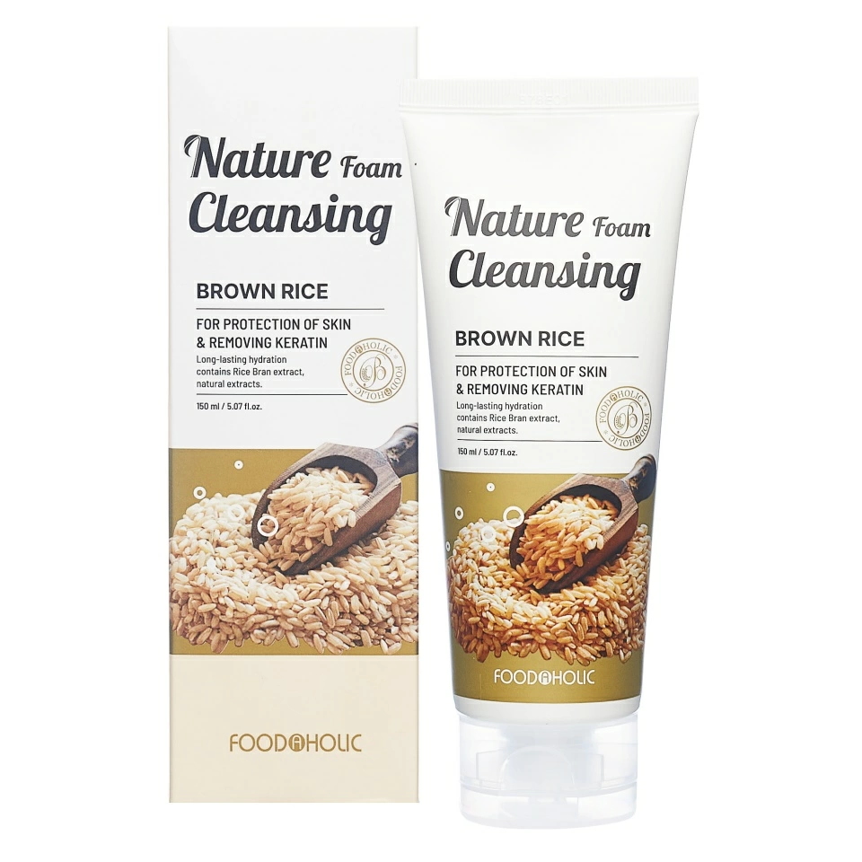 Foodaholic Nature Пенка для лица Nature Foam Cleansing Brown Rice (150 мл.)