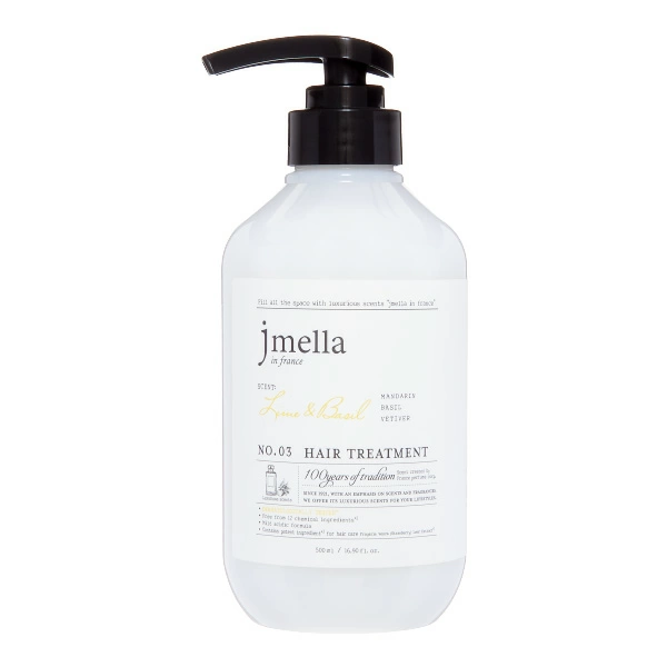 Jmella IN FRANCE LIME & BASIL HAIR TREATMENT Маска для волос "Лайм и базилик"