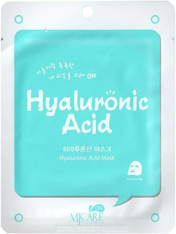 Mijin Тканевая маска для лица MJ CARE ON Mask Pack Hyaluronic Acid с гиалуроновой кислотой, 22 гр.