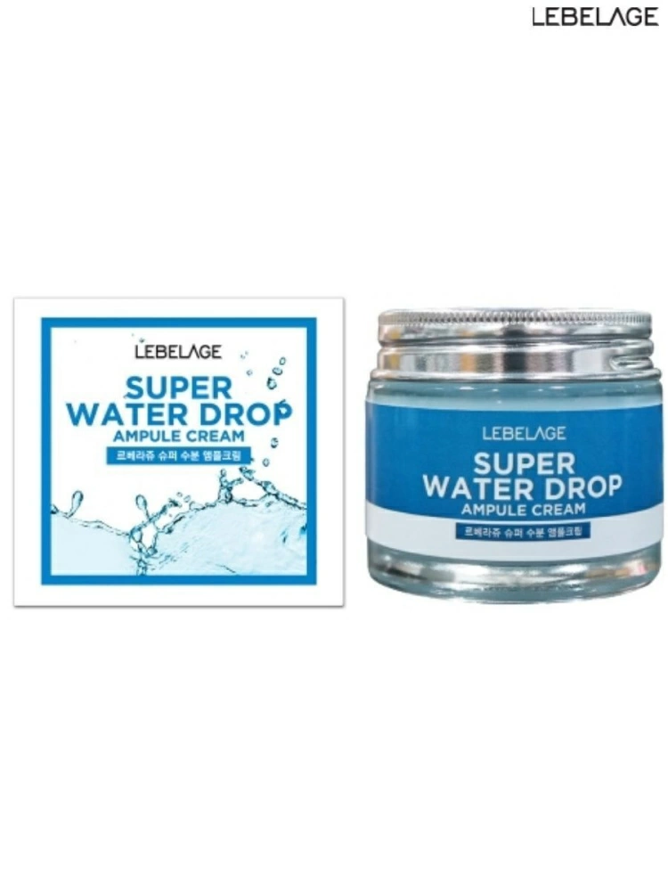 Увлажняющий крем для лица Lebelage Super Water Drop Ampule Cream, 70 мл.