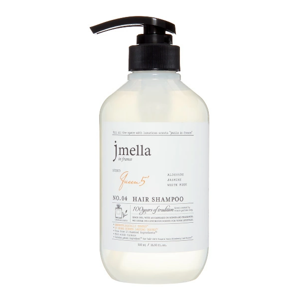 Jmella IN FRANCE QUEEN 5' HAIR SHAMPOO Шампунь для волос "Альдегид, жасмин, белый мускус"