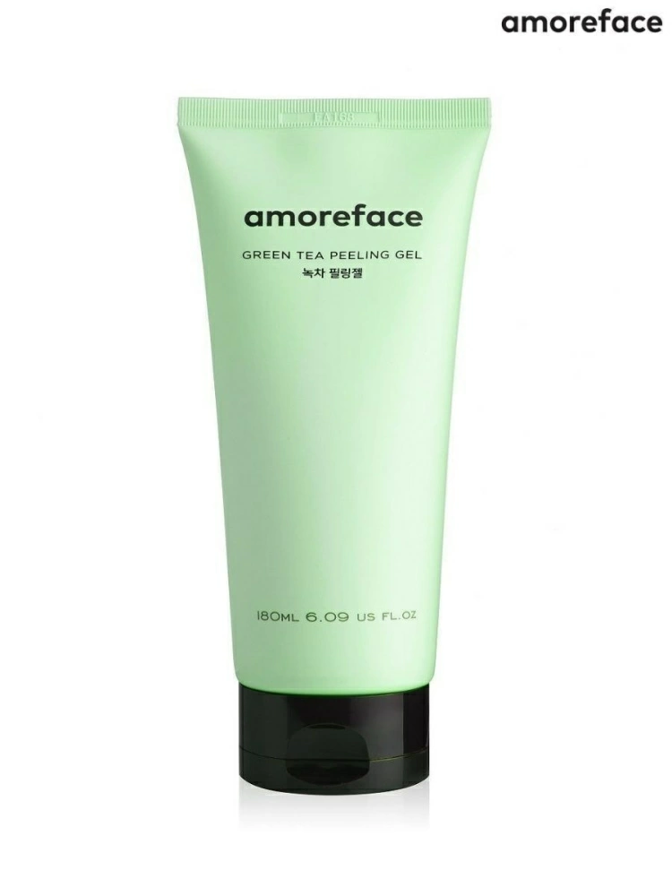 Amoreface Пилинг-гель для лица Green Tea Peeling Gel с зелёным чаем, 180 мл.