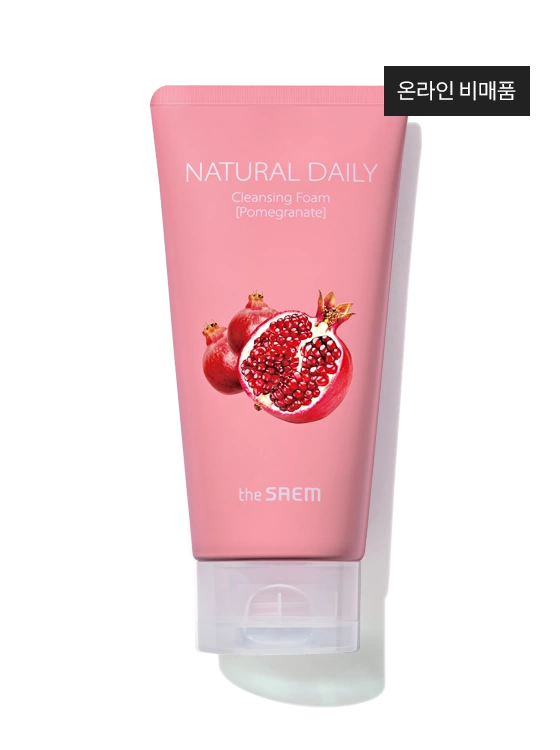 The Saem Пенка Natural Daily Cleansing Foam Pomegranate, 150 мл.