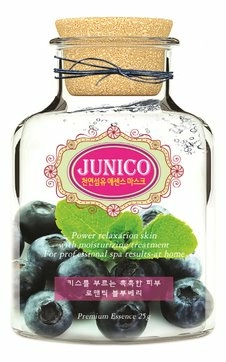 Тканевая маска c экстрактом черники Junico Blueberry Essence Mask, 25 гр.