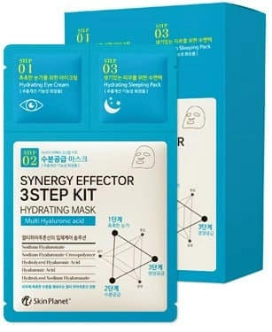 Трехшаговый комплекс для ухода за лицом Mijin Skin Planet Synergy Effector 3 Step kit Hydrating Mask