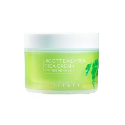 Jigott Cica Крем для лица с азиатской центеллой Daily Real Cica Cream 150 мл.