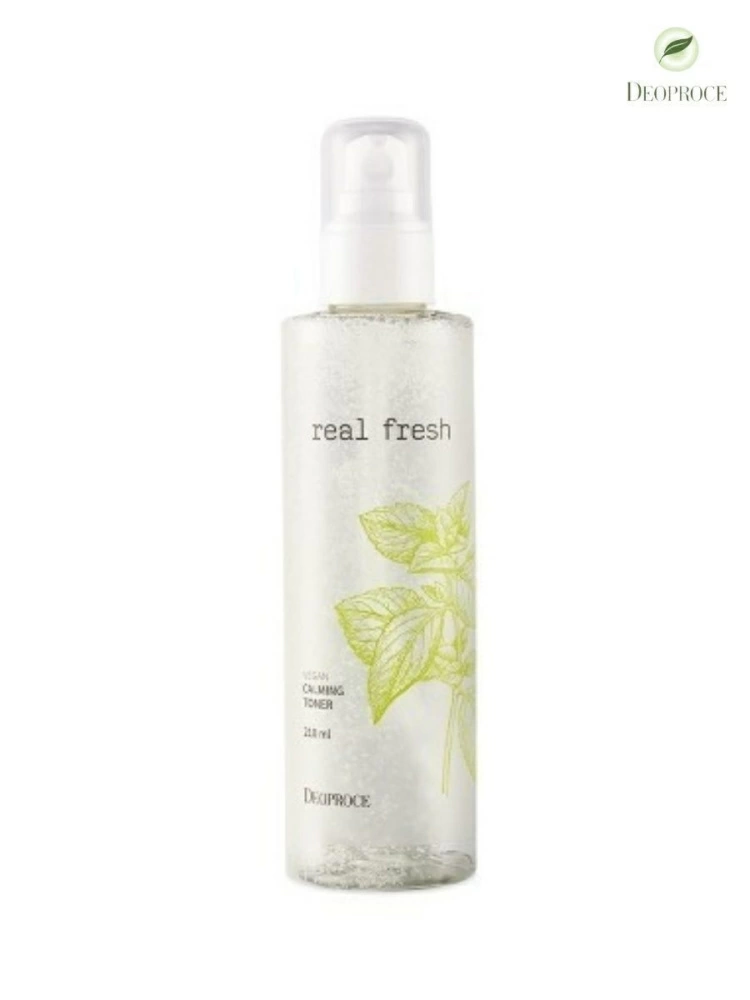 Deoproce Тонер Real Fresh Vegan Calming Toner, 210 мл.