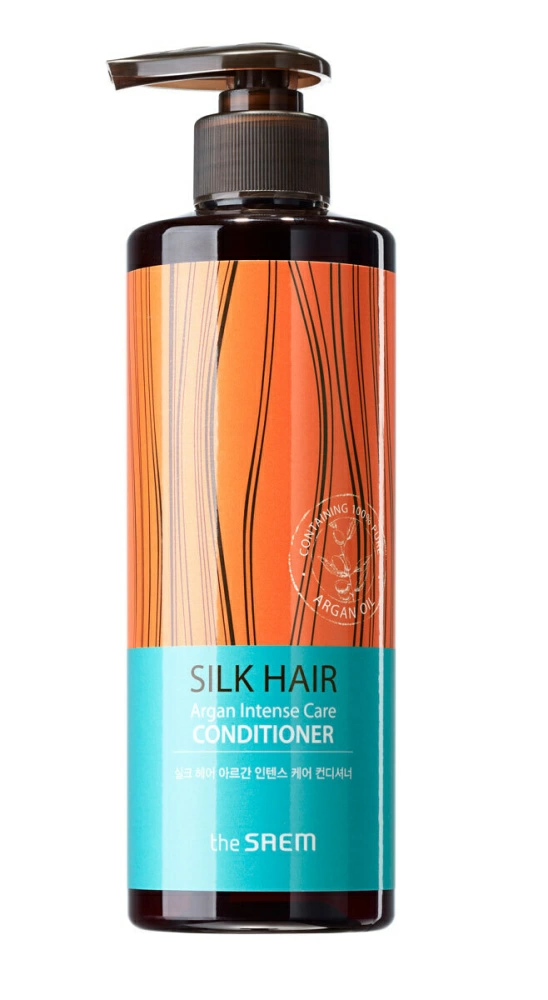 The Saem Кондиционер для волос Silk Hair Argan Intense Care Conditioner с арганой, 380 мл.