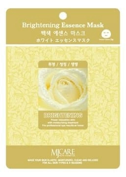 Тканевая маска для лица осветляющая Mijin Brightening Essence Mask, 23 гр.