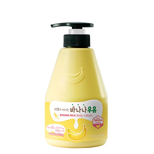 Welcos Kwailnara Лосьон для тела с ароматом бананового молока Kwailnara Banana Milk Body Lotion 560гр