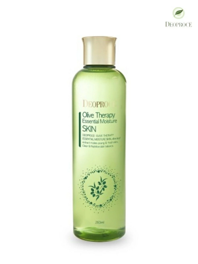 Deoproce Тоник Olive Therapy Essential Moisture Skin, 260 мл.