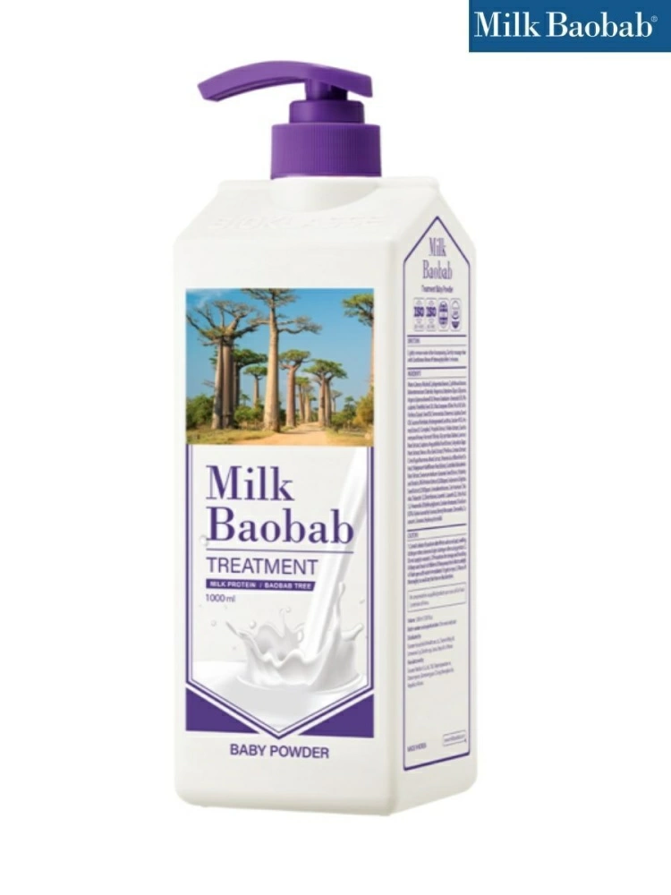 MilkBaobab Бальзам для волос Original Treatment Baby Powder, 1 л.