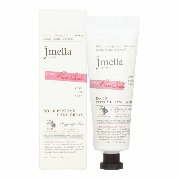 Jmella IN FRANCE ROSE SUEDE PERFUME HAND CREAM Крем для рук "Роза, замша, мускус"