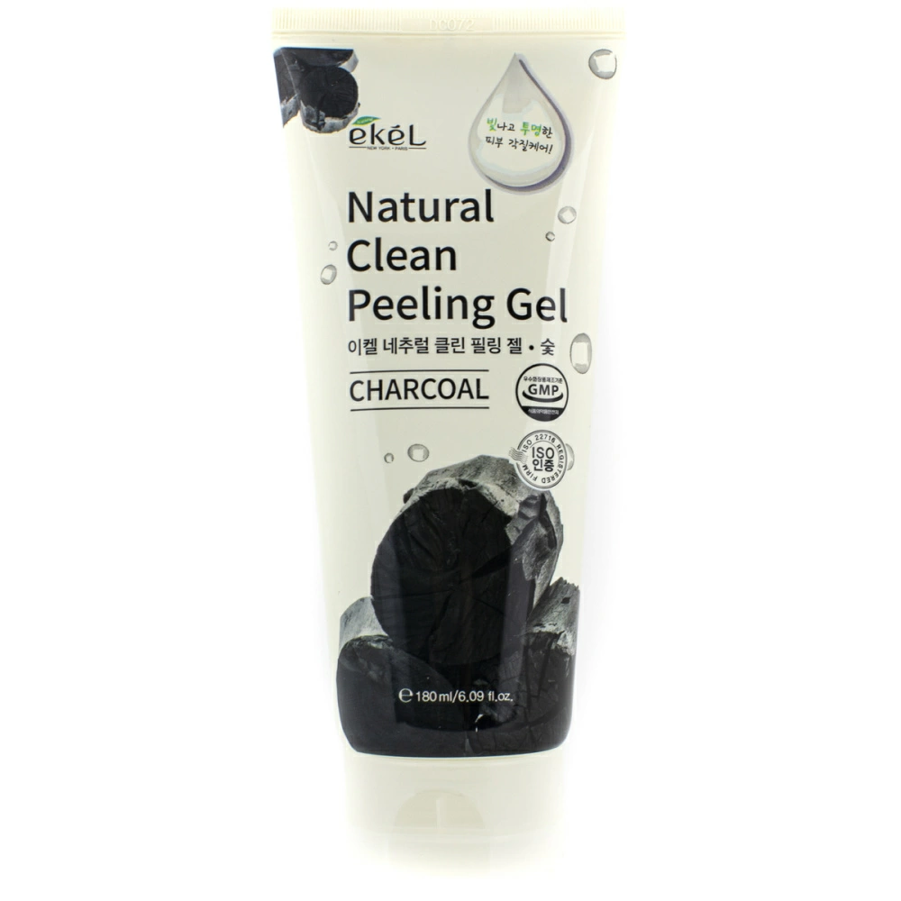 Ekel Пилинг-скатка Natural Clean Peeling Gel Charcoal с экстрактом древесного угля