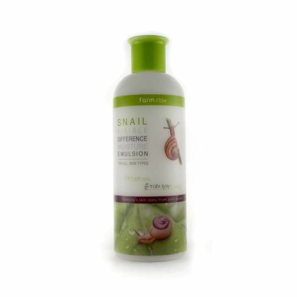 FarmStay Увлажняющая эмульсия Visible Difference Moisture Emulsion Snail с муцином улитки, 350 мл.