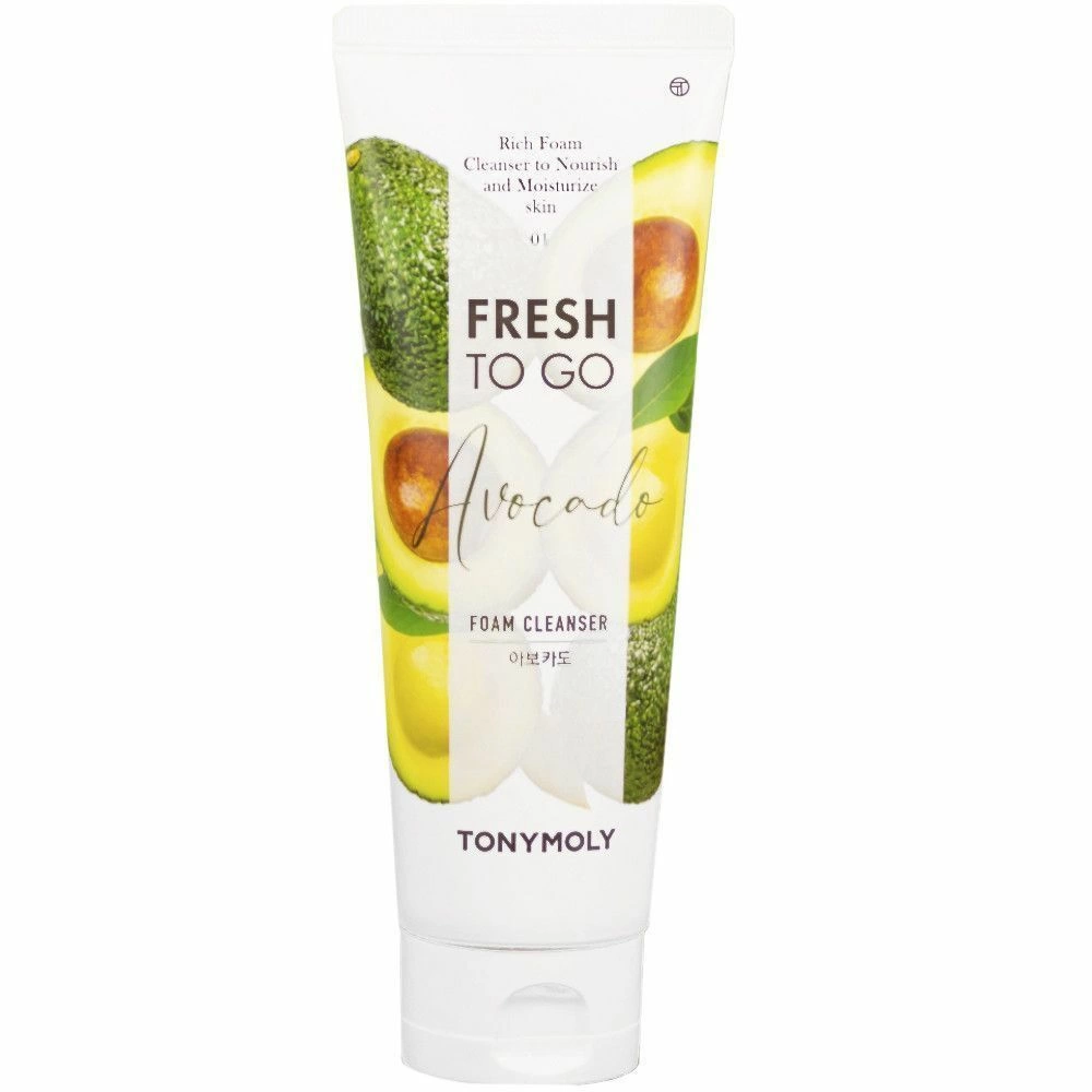 Tonymoly FRESH TO GO AVOCADO FOAM CLEANSER Пенка для умывания с экстрактом авокадо 170мл