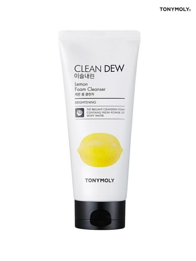 Tonymoly Пенка для умывания Clean Dew Lemon Foam Cleanser, 180 мл.