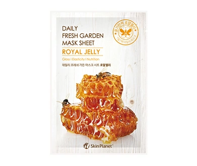 Mijin Тканевая маска для лица Skin Planet Daily Fresh Garden Mask Sheet Royal Jelly маточное молочко, 25 гр.