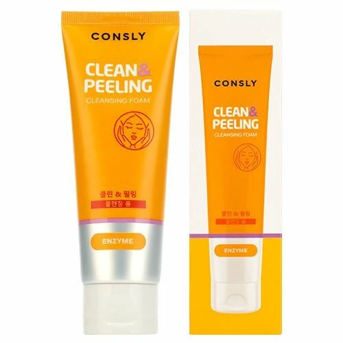 Consly Пенка энзимная обновляющая для умывания с папаином "Clean&Peeling",120мл, Consly