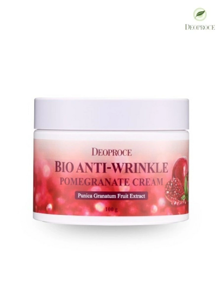 Deoproce Bio Крем для лица с экстрактом граната Deorpoce Bio ANTI-WRINKLE Pomegranate Cream