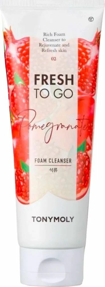 Tonymoly FRESH TO GO POMEGRANATE FOAM CLEANSER Пенка для умывания с экстрактом граната 170мл