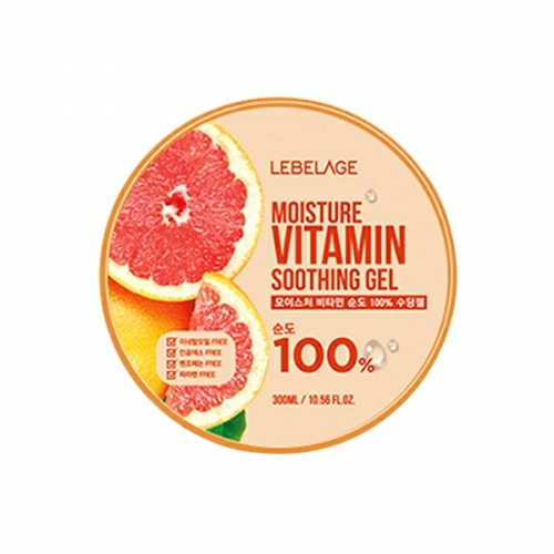 Lblg Gel Гель для тела восстнавливающий витаминный Lebelage Moisture Vitamin Purity 100% Soothing Gel 300 мл.