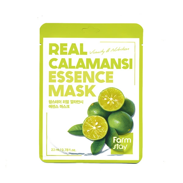 FarmStay Real Calamansi Essence Mask Тканевая маска для лица с экстрактом каламанси