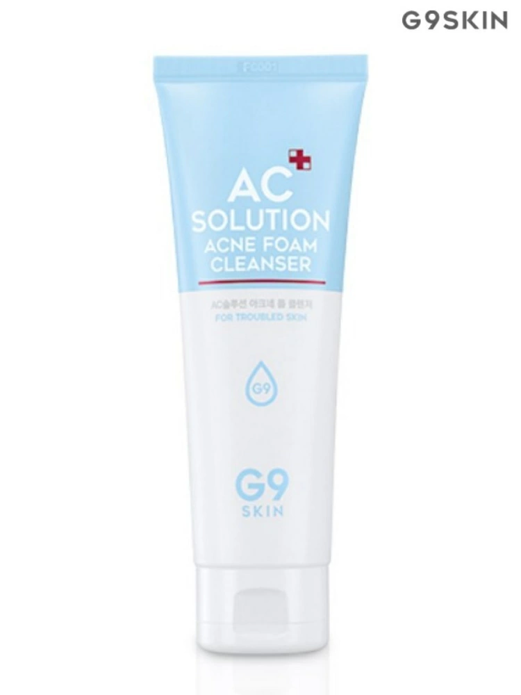 G9SKIN Пенка для умывания для проблемной кожи AC Solution Acne Foam Cleanser, 120 мл.