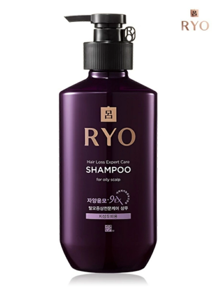 RYO Шампунь для волос от выпадения Hair Loss Expert Care Shampoo For Oily Scalp, 400 мл.