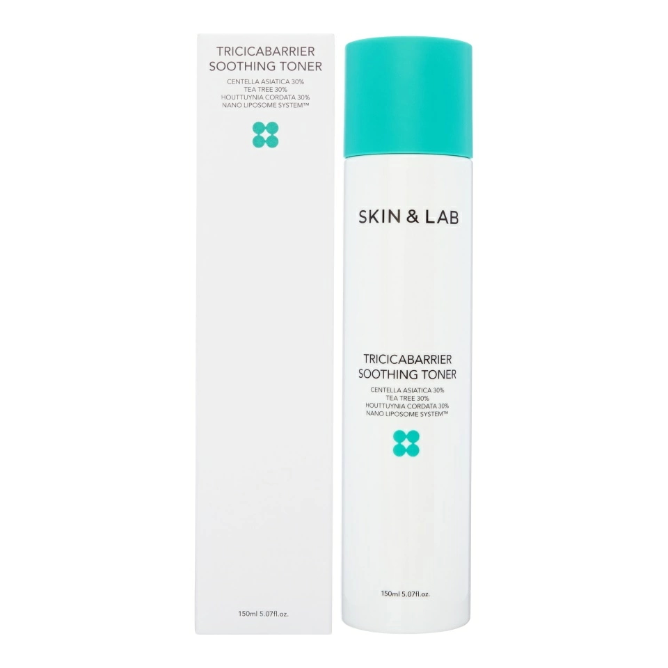 SKIN&LAB Tricicabarrier Soothing Toner Успокаивающий тонер с экстрактами центеллы азиатской и чайного дерева 150мл