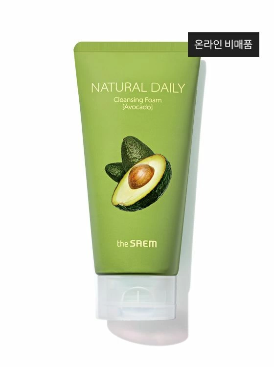 The Saem Пенка Natural Daily Cleansing Foam Avocado, 150 мл.