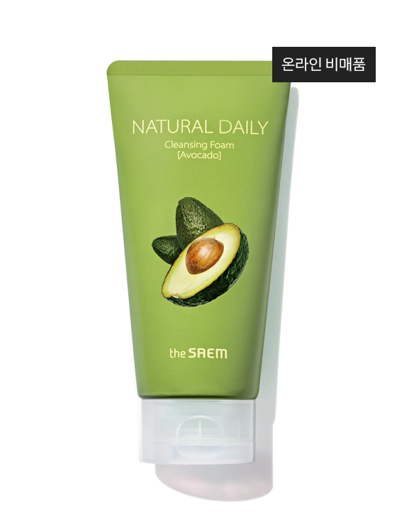 The Saem Пенка Natural Daily Cleansing Foam Avocado, 150 мл.