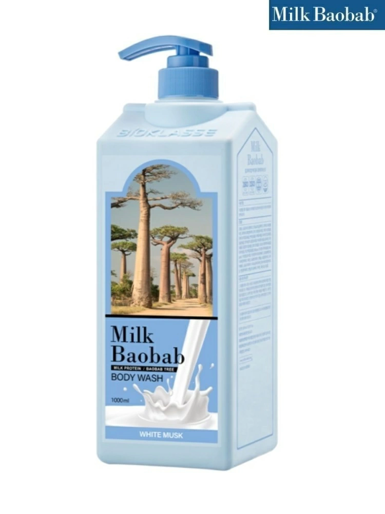 MilkBaobab Гель для душа Original Body Wash White Musk, 1 л.