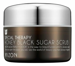 Mizon Скраб для лица Honey Black Sugar Scrub с черным сахаром, 80 мл.