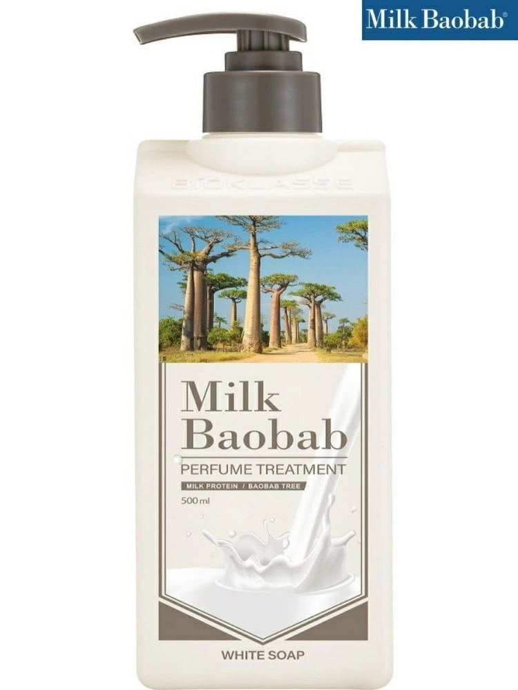 MilkBaobab Бальзам для волос Perfume Treatment White Soap, 500 мл.